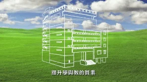Animation visual effect of building